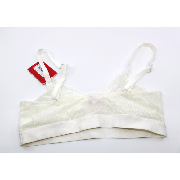 A3 New SPANX Spotlight On Lace Bralette 10124R Clean White Size XS $48 - Picture 3 of 4